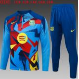 Chándal FC Barcelona 2025/26 (Light Bule Half zipper) - NIÑOS
